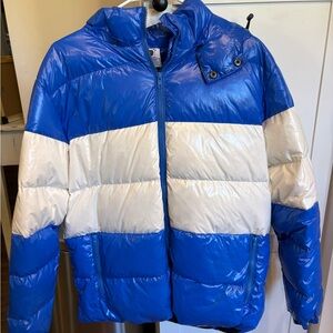 Flywaves Blue Puffer Jacket